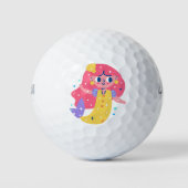 Redhead Mermaid Golfballen (Voorkant)