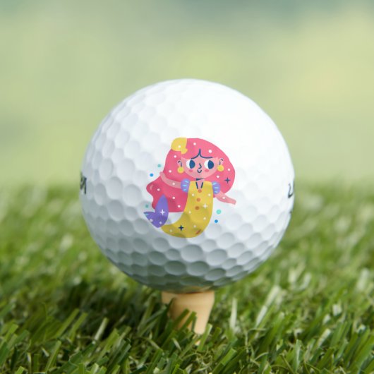 Redhead Mermaid Golfballen (Insitu Shirt)