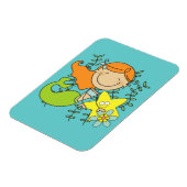 Redhead Mermaid Magneet (Linkerzijde)