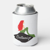 Redhead Mermaid Sitting Thunder_Cove Blikjeskoeler (Blikje Voorkant)