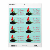 Redhead Mermaid Sitting Thunder_Cove Etiket (Full Sheet)