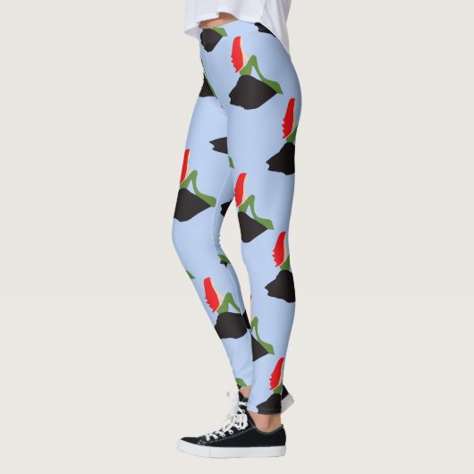 Redhead Mermaid Sitting Thunder_Cove Leggings (Links)