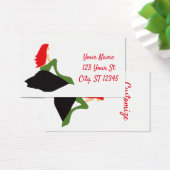 Redhead Mermaid Sitting Thunder_Cove Visitekaartje (Bureau)