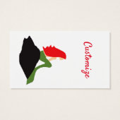 Redhead Mermaid Sitting Thunder_Cove Visitekaartje (Achterkant)