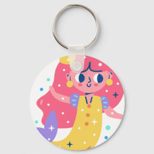 Redhead Mermaid Sleutelhanger