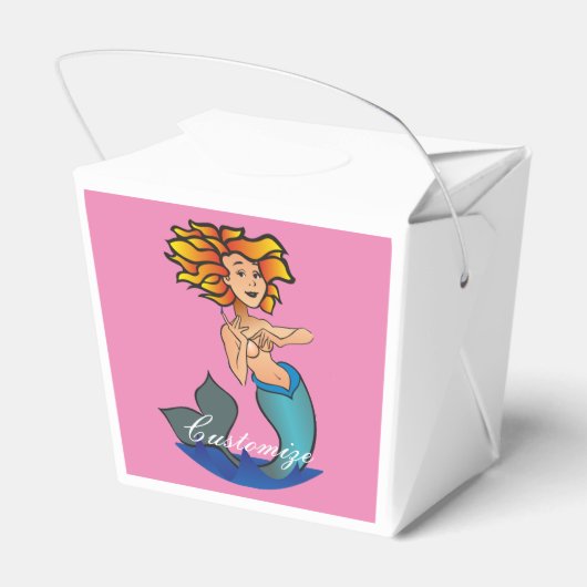 Redhead Mermaid Thunder_Cove Bedankdoosjes (Achterkant)