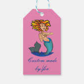Redhead Mermaid Thunder_Cove Cadeaulabel (Achterkant)