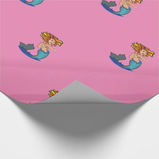 Redhead Mermaid Thunder_Cove Cadeaupapier (Hoek)