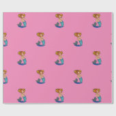 Redhead Mermaid Thunder_Cove Cadeaupapier (Vlak)