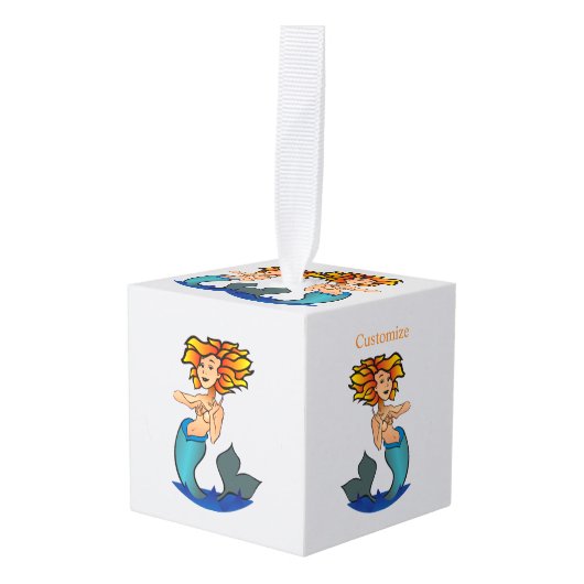 Redhead Mermaid Thunder_Cove Decoratie (Voorkant hoekig)