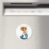 Redhead Mermaid Thunder_Cove Magneet (Insitu (Vaatwasser))
