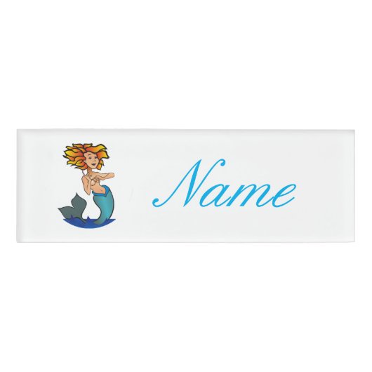 Redhead Mermaid Thunder_Cove Naambadge (Voorkant)