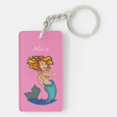 Redhead Mermaid Thunder_Cove Sleutelhanger (achterkant)