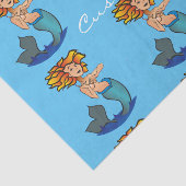 Redhead Mermaid Thunder_Cove Tissuepapier (Detail)