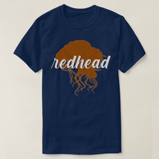 Redhead Messy Bun T-shirt (Design voorkant)