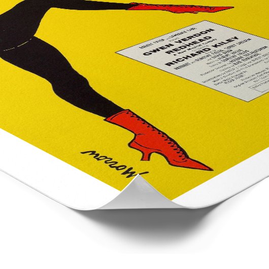 Redhead Musical Theater Art Print Poster (Hoek)