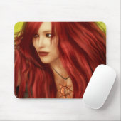 Redhead on Mousepad Muismat (Met muis)