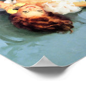 Redhead on Telephone Pin Up Poster (Hoek)