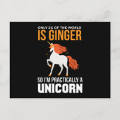 Redhead Only 2% Of Mc1r Unicorn Briefkaart (Voorkant)