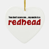 Redhead oom keramisch ornament (Voorkant)