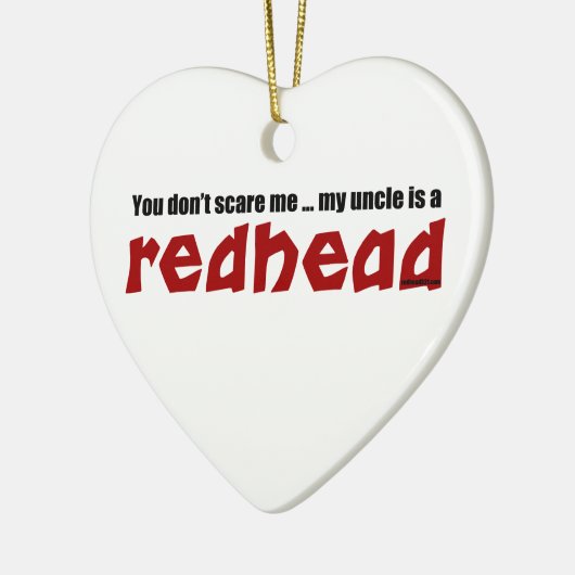 Redhead oom keramisch ornament (Links)