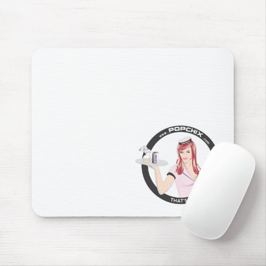 Redhead PopChiX Girl Mousepad Muismat (Met muis)