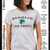 Redhead Pride, Ierse Shamrock, Custom, 10 Parade T-shirt