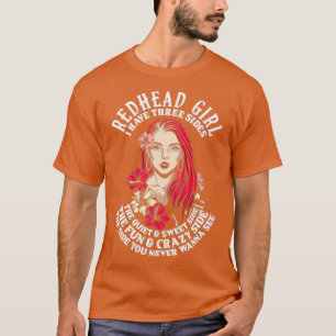 Redhead Red Hair Woman Gift Idee van zandmeer T-shirt