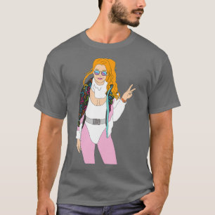 Redhead Ski Girl  Ski Suit Sunbril Skiin T-shirt