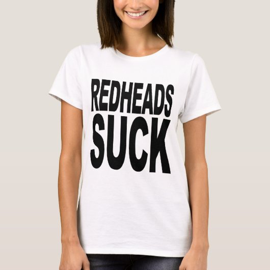 Redhead Suck T-shirt (Voorkant)