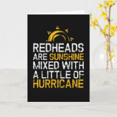 Redhead Sunshine Mc1r Red Hair Kaart (Gele Bloem)
