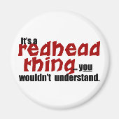 Redhead Thding Magneet (Voorkant)