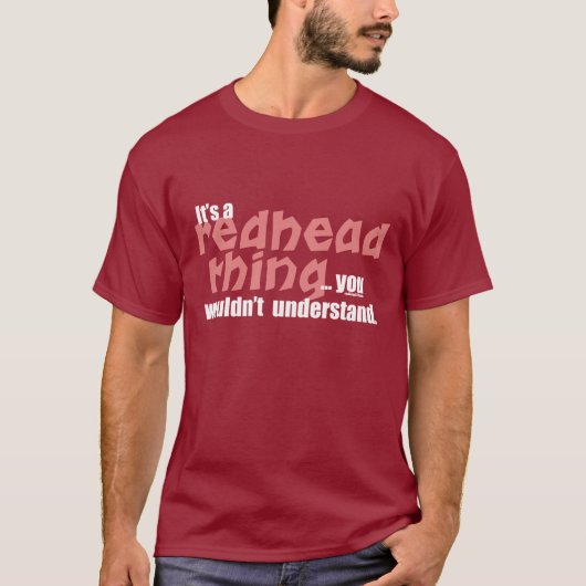 Redhead Thding T-shirt (Voorkant)