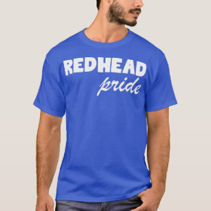 Redhead trots t-shirt
