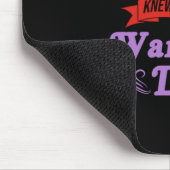 Redhead Warning Label Ginger Red Hair Gift Muismat (Hoek)