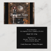 Redhead Witch Fantasy Visitekaartjes (Voorkant / Achterkant)
