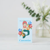 Redhead Zeemeermin Princess Thunder_Cove Visitekaartje (Staand voorkant)