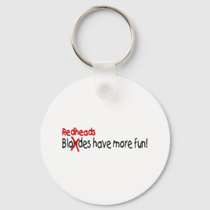 Redheadkosten hebben meer plezier sleutelhanger