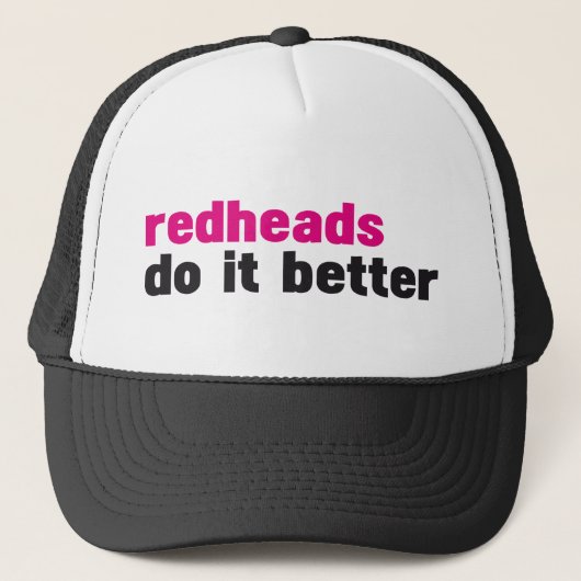 Redheadkosten verbeteren trucker pet (Voorkant)