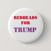 Redheadkosten voor de Button van de Campagne TRUMP (Voorkant)