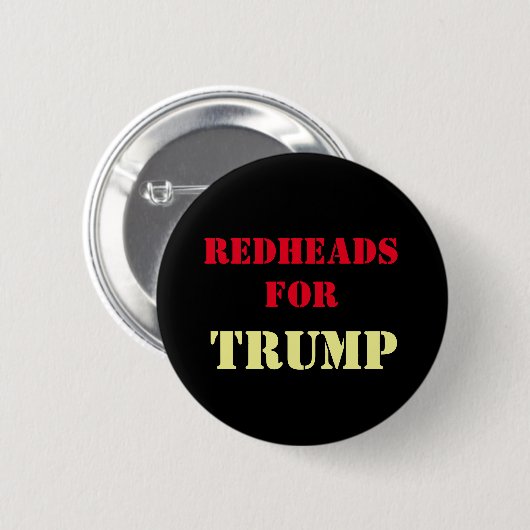 Redheadkosten voor de Button van de Campagne TRUMP (Voorkant /achterkant)