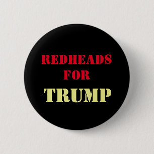 Redheadkosten voor de Button van de Campagne TRUMP