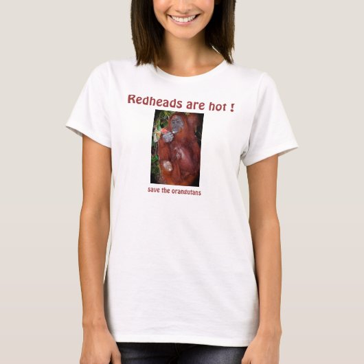 Redheadkosten zijn heet! t-shirt (Voorkant)