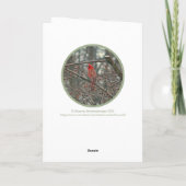 "REDHEADS ZIJN UNIEKE EN SPECIALE" BIRTHDAAGSE Kaa Kaart (Achterkant)