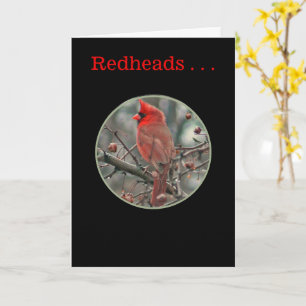 "REDHEADS ZIJN UNIEKE EN SPECIALE" BIRTHDAAGSE Kaa Kaart