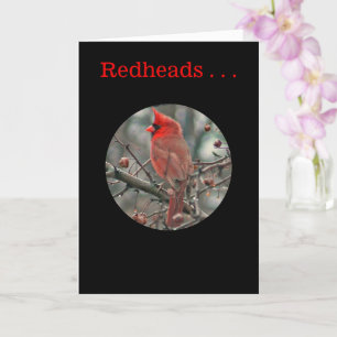 "REDHEADS ZIJN UNIEKE EN SPECIALE" Kaart