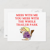 redhillbilly grap briefkaart (Voorkant / Achterkant)