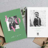 Rediating Joy Holiday fotokaart Feestdagenkaart