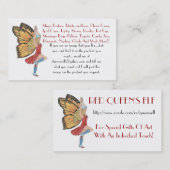 Redkoningin Visitekaartje (Voorkant / Achterkant)