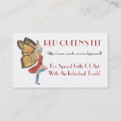 Redkoningin Visitekaartje (Achterkant)